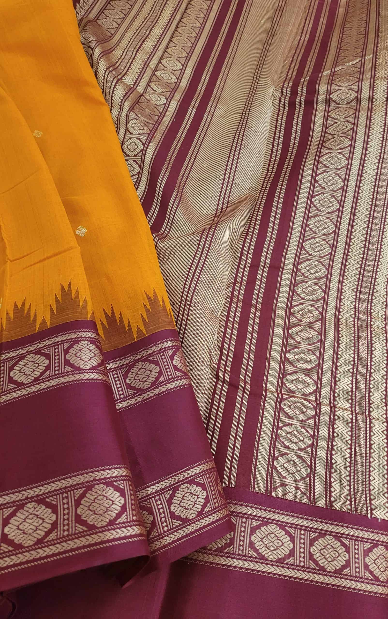 Iniya - Mustard and Maroon (3)