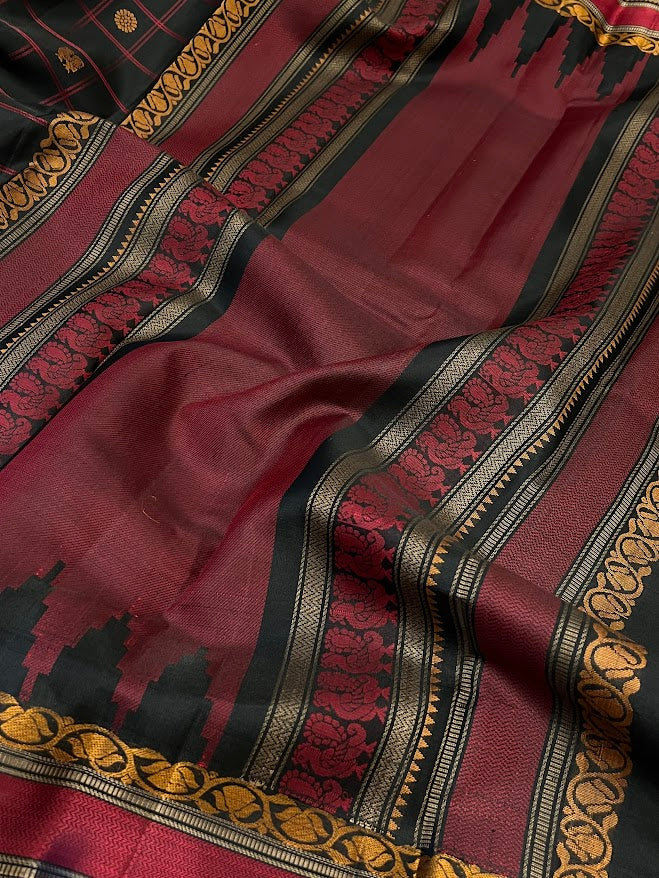 Kimaya checked silk saree