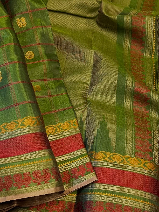 Kimaya checked silk saree