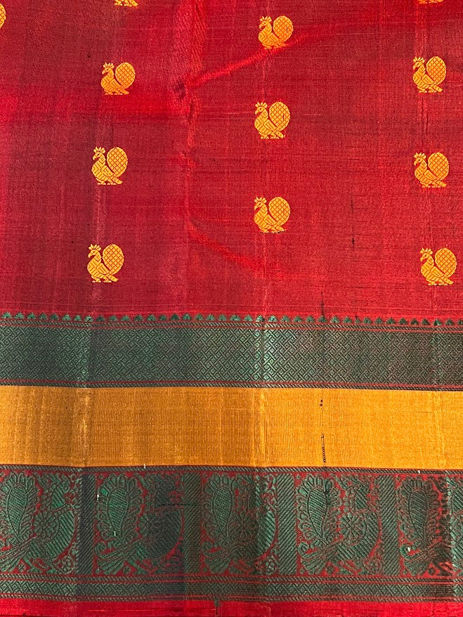 Kimaya lines silk saree green