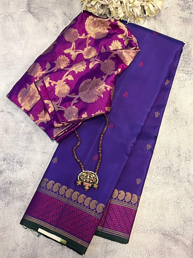 Kimaya paisley silk saree