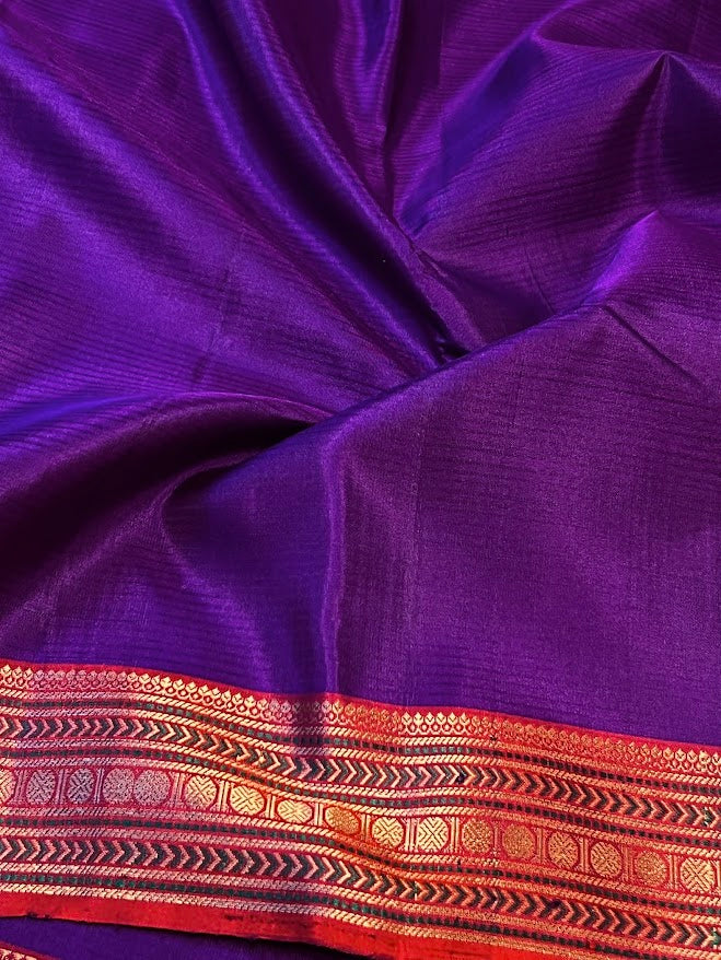 Kimaya plain silk saree