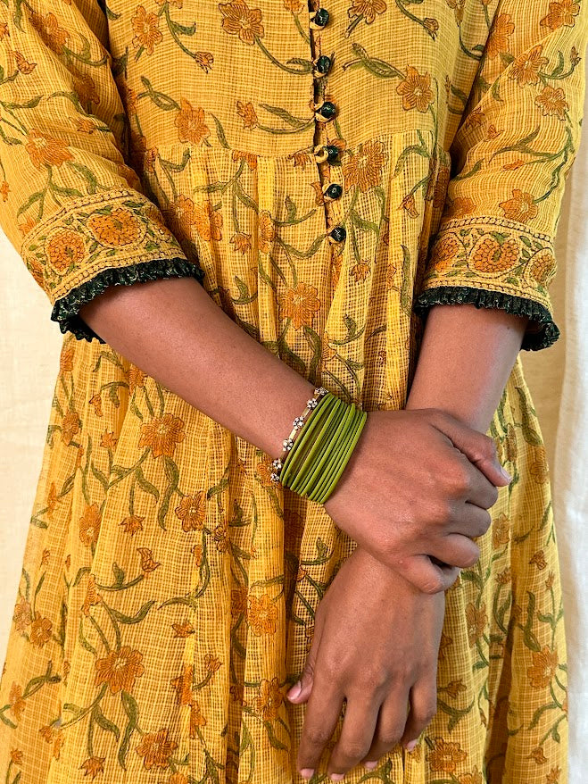 Kota kalidar kurta ocher 3