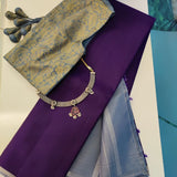 Lavanyam contrast kanchipuram silk saree