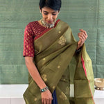 Madhura olive and blue 3