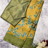 Maya cherry blossom tussar saree