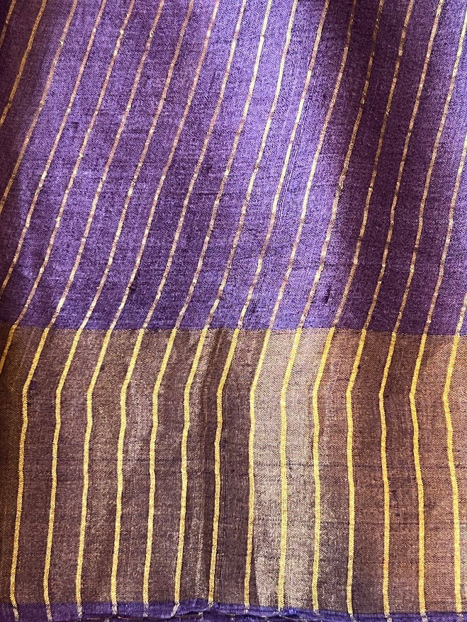 Maya hibiscus tussar saree