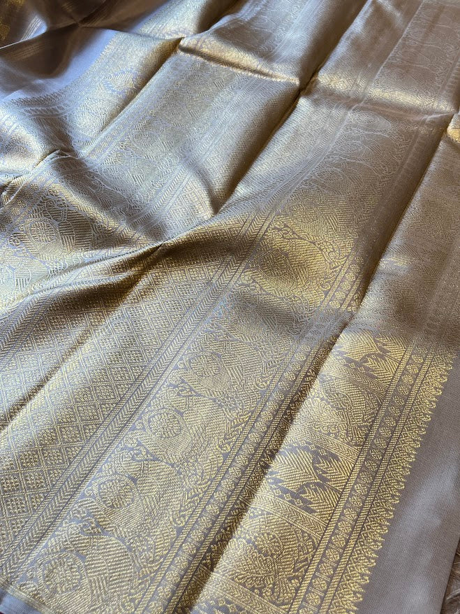 Meera mocha kamadhenu kanchipuram silk saree 1