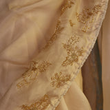 Chidiya organza saree