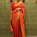 Sumangala multidesign kanchipuram silk saree