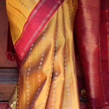 Meera polka dot kanchipuram silk saree