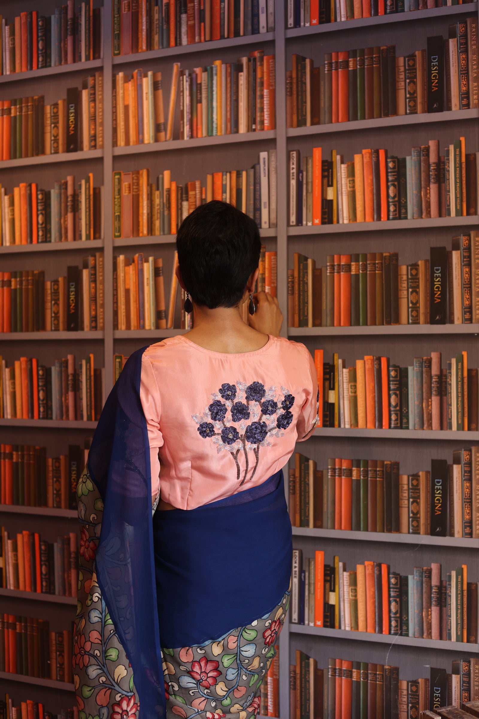 Floral embroidered blouse