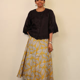 Tussar wrap skirt