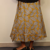 Tussar wrap skirt