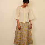 Tussar wrap skirt