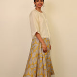 Tussar wrap skirt