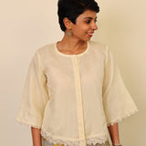 Malar organza top