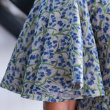 Bellflower chiffon dress