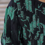 Pleated Chiffon Top