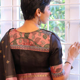 Kalamkari applique blouse