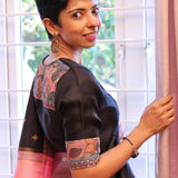 Kalamkari applique blouse