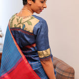 Kalamkari applique blouse