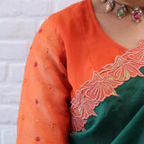 Jwala orange blouse