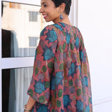 Chiffon kalamkari top