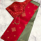 Ranya korvai kanchipuram silk saree