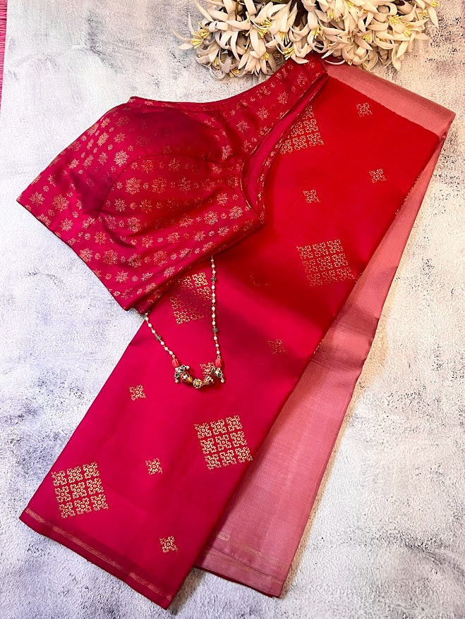 Ranya korvai kanchipuram silk saree