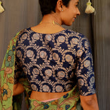 Silk brocade blouse