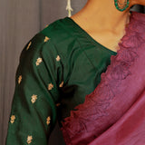 Kalavati silk embroidered blouse