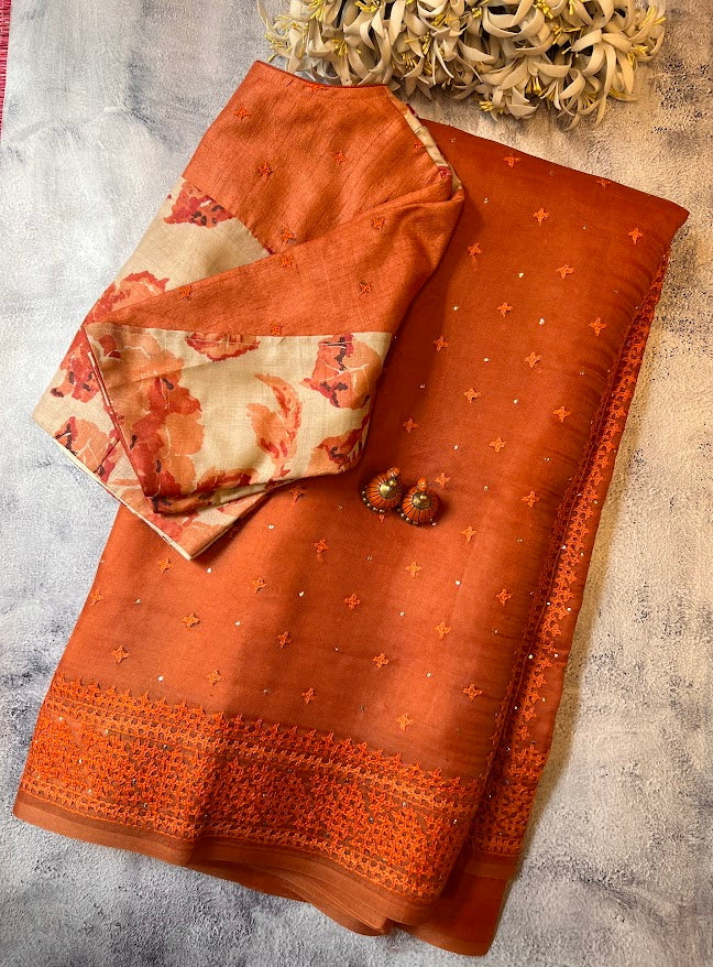 Tuhina Kutch Organza saree