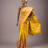 Veena elderflower saree
