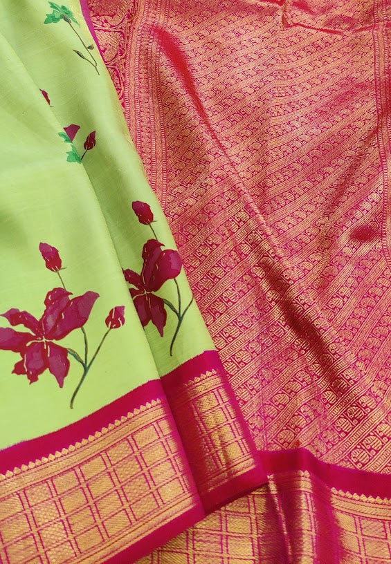 cardamom-green-silk-saree-with-flroal-prints4.jpg