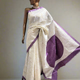 Mila Cream Gold Kanchi Silk Saree