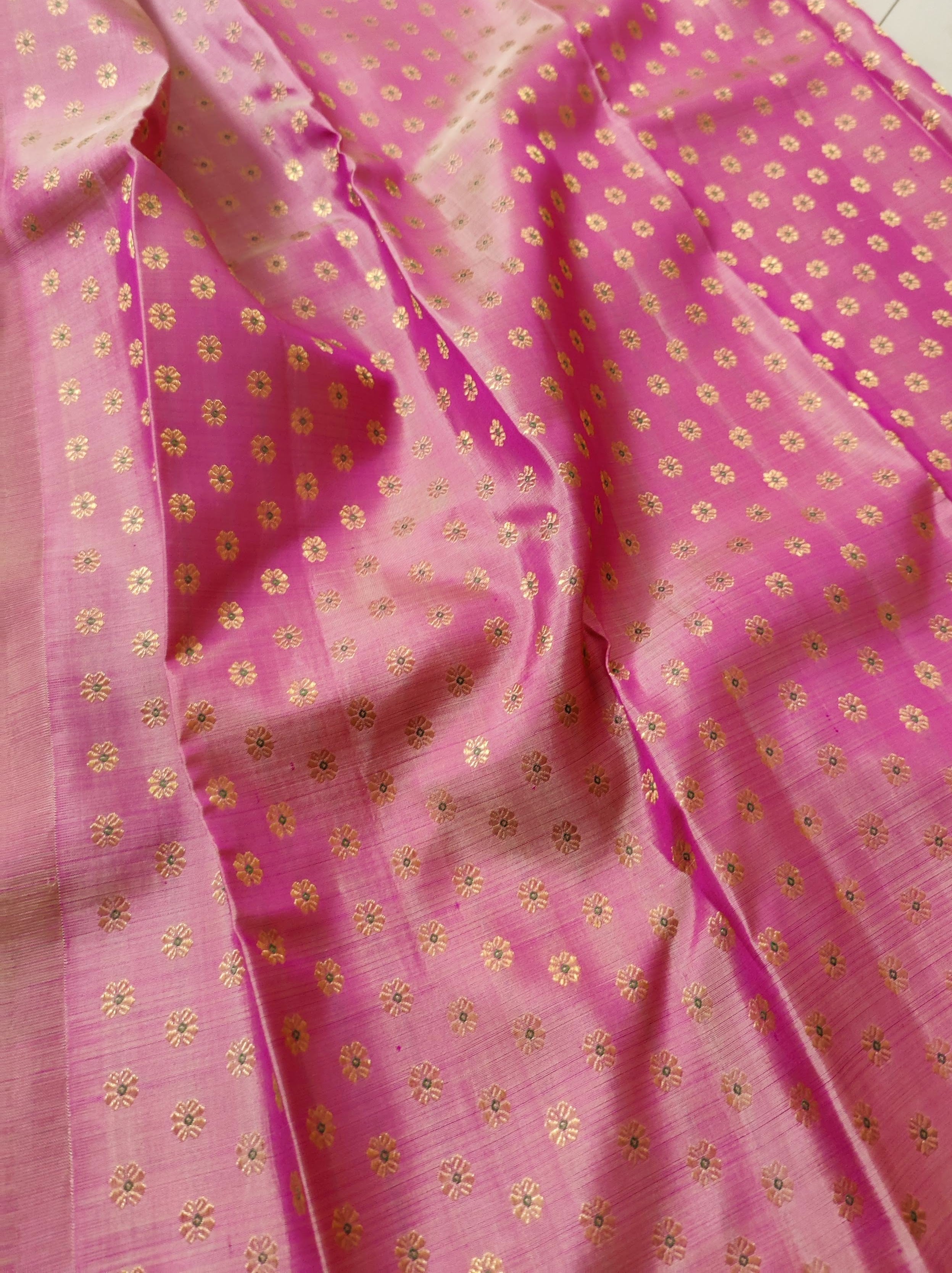 Ranya meenakari kanchipuram silk saree