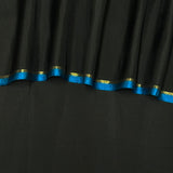 Kalpataru Teal Pallu Hand Painted Saree