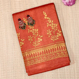 Veena Coralbloom Tussar Saree