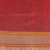 Mila Green Spark Thread Woven Border Silk Saree