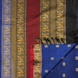 Kimaya Swan Motif Silk Saree