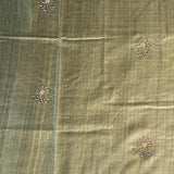 Tussar kantha embroidered saree