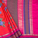 Mila Love Potion Thread Woven Border Silk Saree