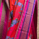 Mila Love Potion Thread Woven Border Silk Saree