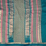 Mila Diamond Duo Thread Woven Border Silk Saree