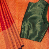 Sumangala Orange Blush Kanchipuram Silk Saree