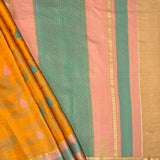 Mila Foliage Thread Woven Border Silk Saree