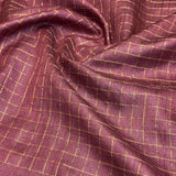 Maya Zari Checks Tussar Saree