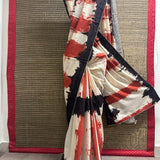 Brush Dyed Cotton Saree