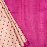 Veena Tiny Flowers Tussar Saree